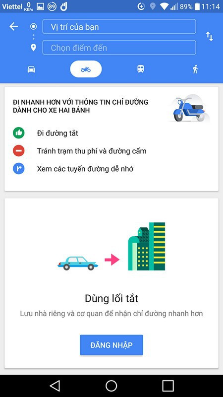 Google Maps bổ sung thêm tính năng chỉ đường bằng xe máy cho người dùng tại Việt Nam.