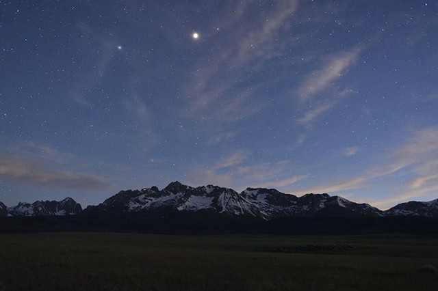 Khu bảo tồn bầu trời đêm trung tâm bang Idaho, Mỹ.