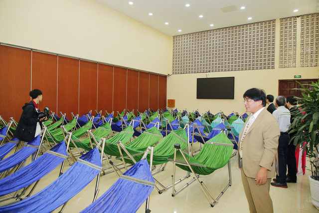 ĐH Sư phạm Kỹ thuật TP.HCM mở khu nghỉ trưa hiện đại hỗ trợ cho sinh viên. (Ảnh: Việt Tiên)