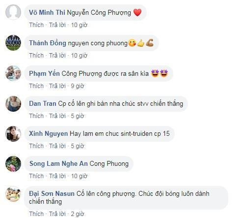 Fanpage Sint-Truidense tràn ngập các bình luận của dân mạng Việt Nam. Ảnh chụp màn hình. Fanpage Sint-Truidense tràn ngập các bình luận của dân mạng Việt Nam. Ảnh chụp màn hình.