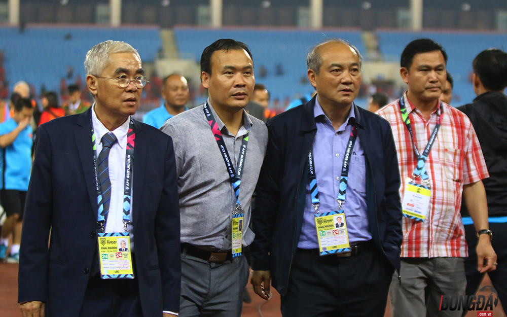 Liên đoàn bóng đá Việt Nam thưởng nóng 1 tỉ đồng sau thành tích lọt vào chung kết AFF Cup 2018 của ĐT Việt Nam. (Ảnh: Đình Viên)