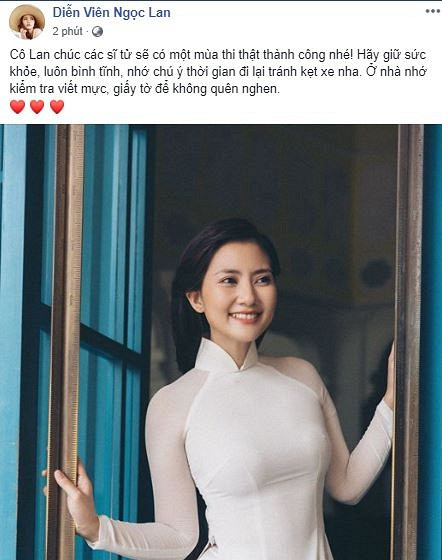 Nữ diễn viên Ngọc Lan thì lại kĩ càng căn dặn mọi thứ.