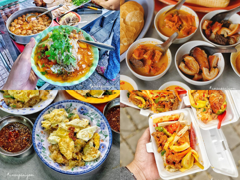 Fanpage cung cấp những món ăn đường phố 