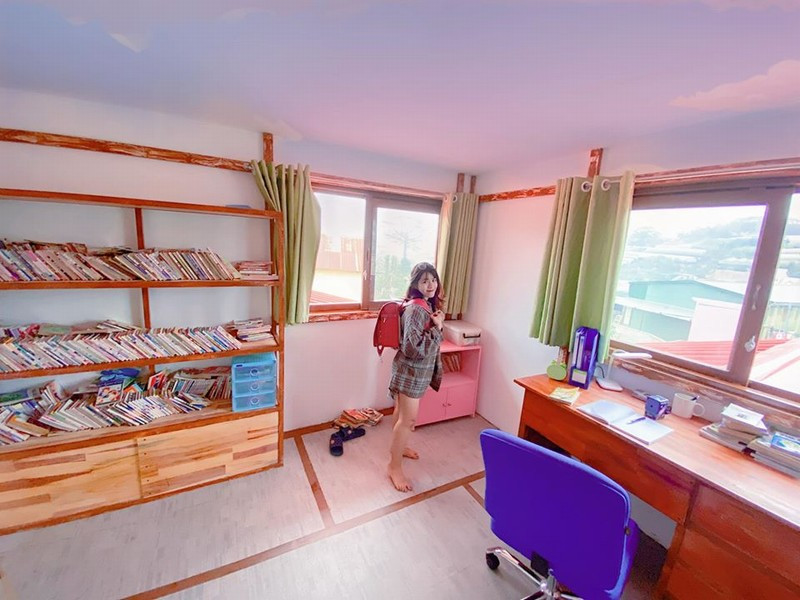 Căn phòng quen thuộc của Doraemon và Nobia được tái hiện tỉ mỉ.