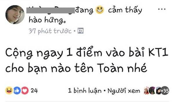 Cô giáo trẻ này cũng không nằm ngoài "cơn lốc" của niềm vui.
