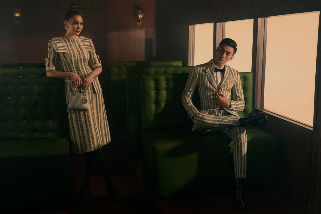 Sự ăn ý trong từng shoot hình của Mạc Trung Kiên thể hiện rõ ràng từ biểu cảm tới thần thái, được “chị đại” Thanh Hằng bổ trợ đắc lực.