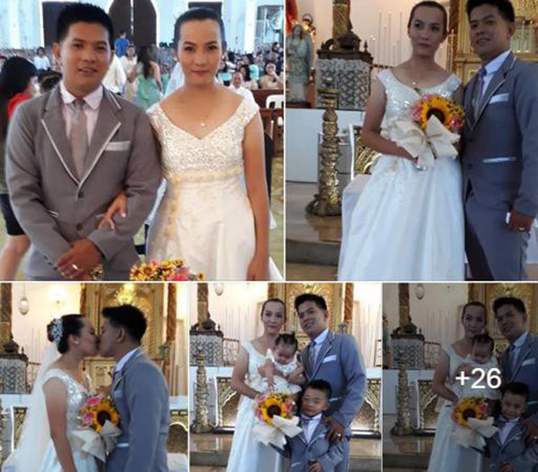 Jobel cho biết không hề hối hận vì đám cưới trong điều kiện thời tiết xấu. Jobel cho biết không hề hối hận vì đám cưới trong điều kiện thời tiết xấu.