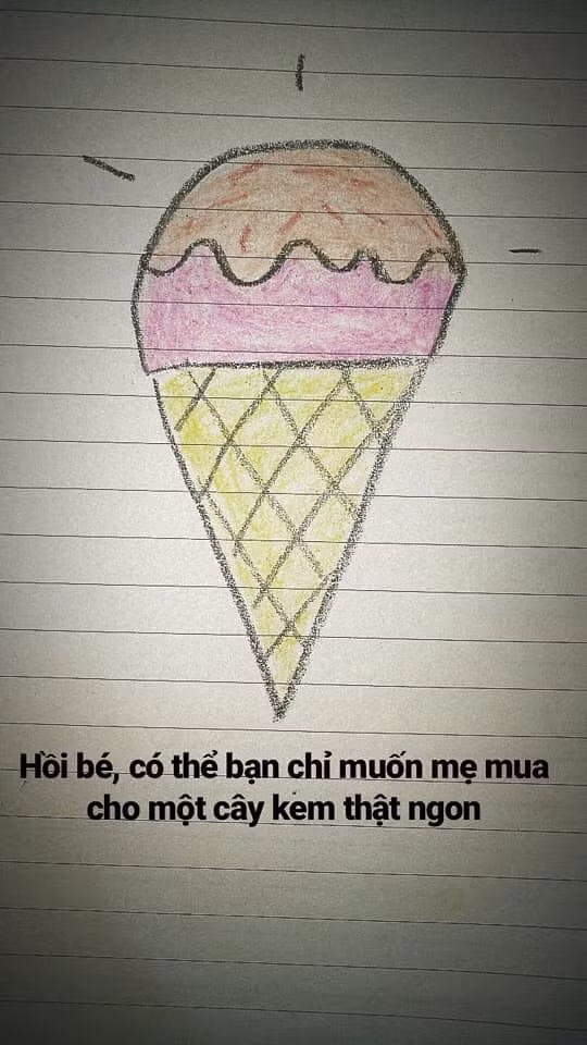 Niềm vui khi đơn giản chỉ là một cây kem thơm ngon mát lạnh.