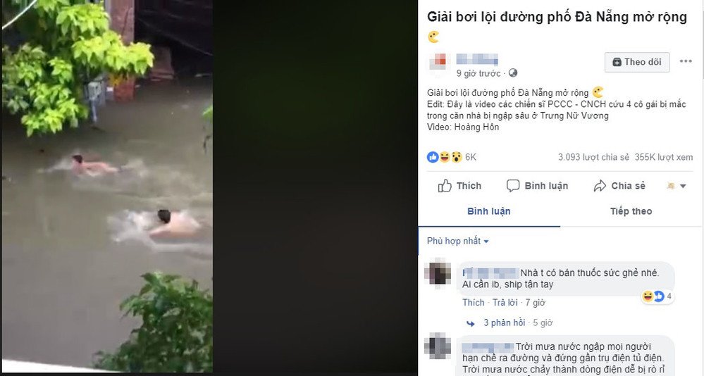 Chèo xuồng, bắt cá giữa phố giờ chỉ là chuyện nhỏ.