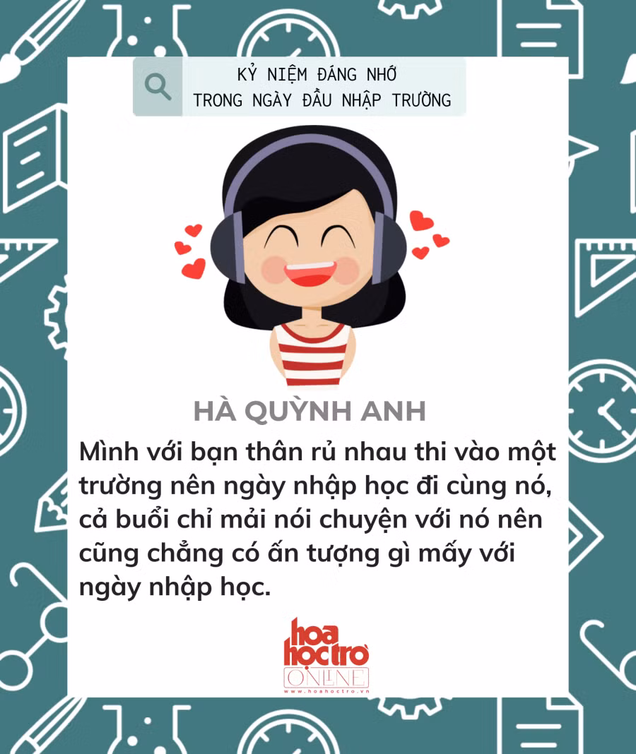 Có bạn thân đi nhập học cùng thì còn gì vui bằng!