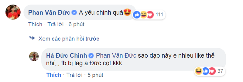 Đăng ảnh 4 tiếng gần 200.000 like, Đức Chinh tưởng Facebook bị lag.