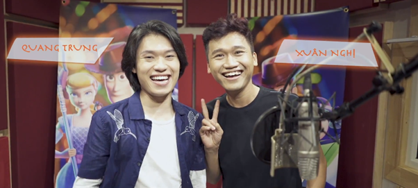 Bộ đôi thú nhồi bông Ducky và Bunny sẽ do hai “vựa muối” Quang Trung và Xuân Nghị lồng tiếng.