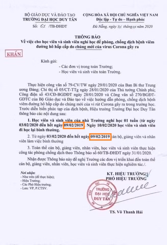 Fun fact: Một số bạn đã phát hiện ra trường bị nhầm thời gian. Có lẽ do gấp quá nên trường có chút nhầm nhọt trong khâu đánh máy.