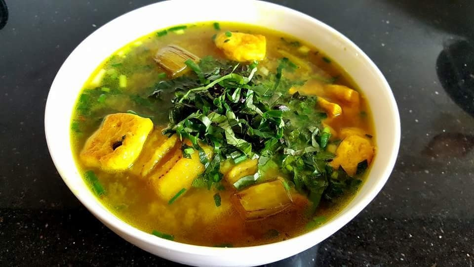 Canh chuối đậu thơm ngon nhiều dinh dưỡng.
