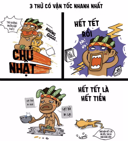 Hết Tết là hết lì xì.