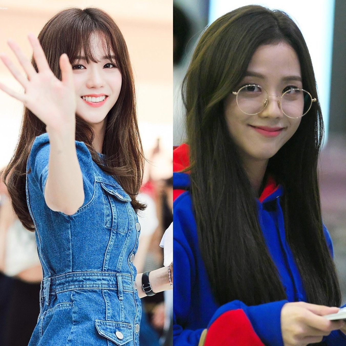 Trái với Jennie, Lisa, Jisoo sẽ đẹp hơn khi không đeo kính. Chiếc kính ngố làm cô khó toát lên thần thái của một visual.