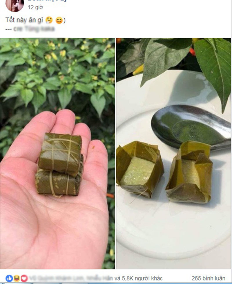 Bánh chưng mini - giải pháp cho một cái Tết ấm no mà không lo béo đang gây bão mạng xã hội.