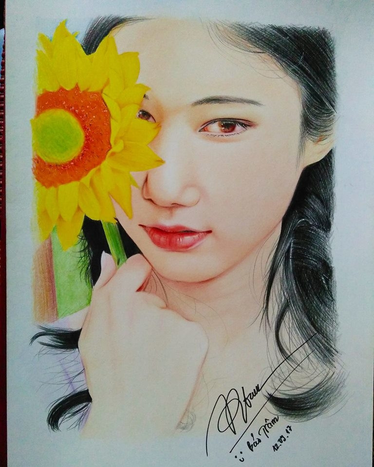 Tác phẩm đầy sáng tạo của bạn Bảo Trâm.