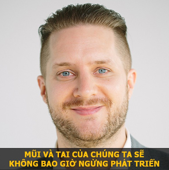 Mũi và tai là hai cơ quan không bao giờ ngừng tăng lên về mặt kích thước, cho đến khi bạn qua đời.