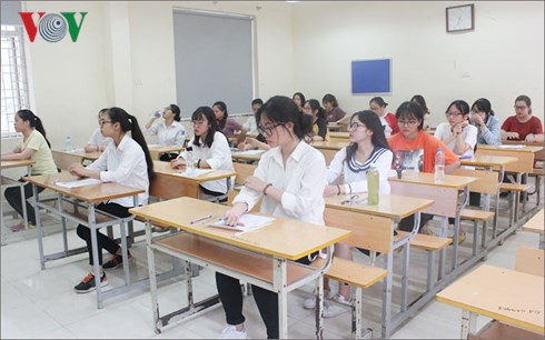 Thí sinh tham dự kỳ thi THPT Quốc gia năm 2018.