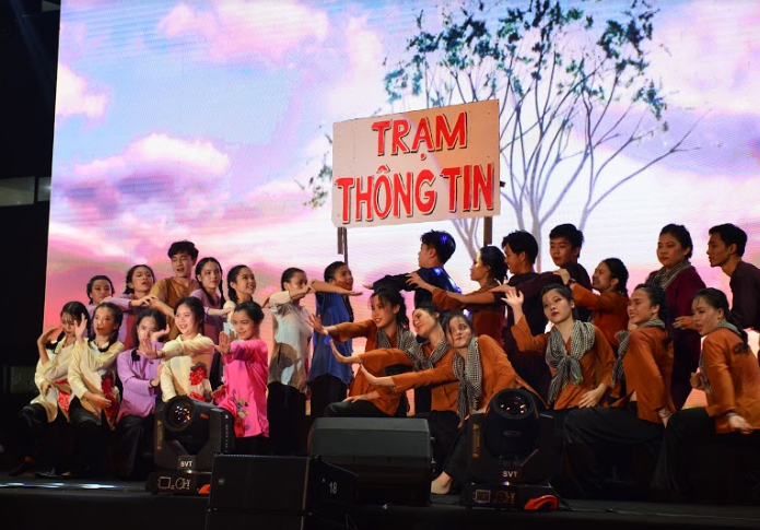 Teen Ams khiến ghi dấu ấn sáng tạo trong những phần thi tài năng.