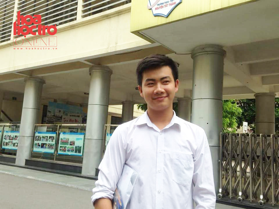 Ngọc Long khá tự tin với kết quả thi của mình. (Ảnh: Thanh Nguyễn)