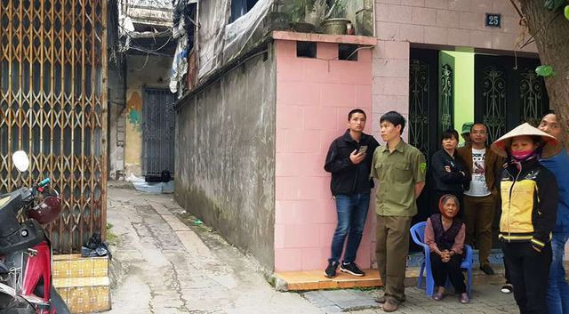 Ngõ vào nơi xảy ra vụ án mạng.