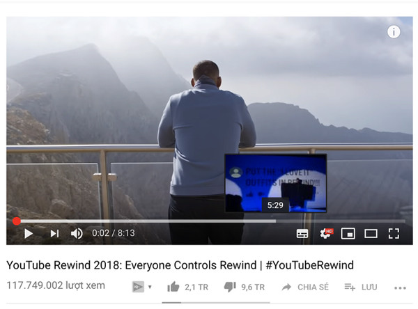 Video tổng kết cả năm của Youtube có tốc độ "dislike" đáng kinh hoàng