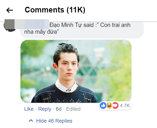 Bình luận đã nhận được hơn 4.500 lượt tương tác vì tính 