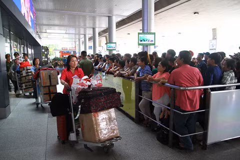 Theo ông Yên, thời gian qua không phát hiện trường hợp nào nhân viên “tác động” tới hành lý của khách trong quá trình vận chuyển. Ảnh: PHẠM HỮU.