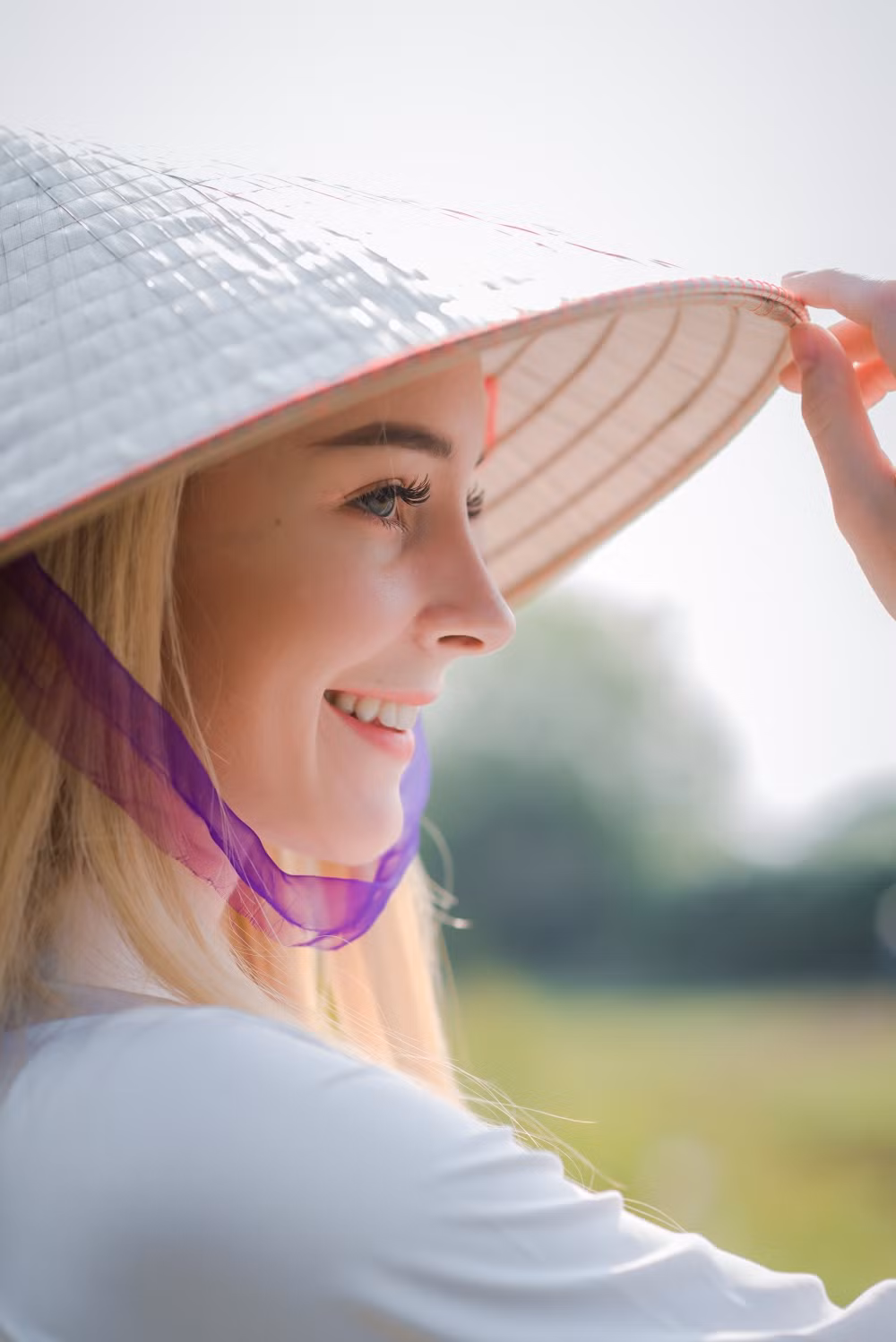 Necole tâm sự, lần đầu tiên đặt chân tới Hà Nội, lại được bạn bè giới thiệu tới tham quan cảnh đẹp như thế này, cô thực sự rất hạnh phúc.