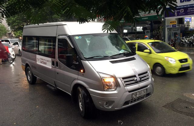 Chiếc xe chở cháu Long ngày 6/8.