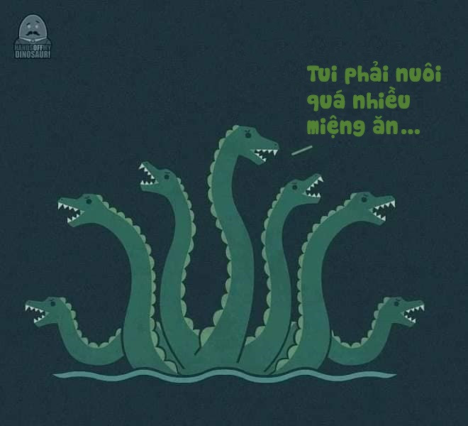 Quái vật nhiều đầu thì ra cũng chất chứa trong lòng nỗi khổ tâm thế này đây!