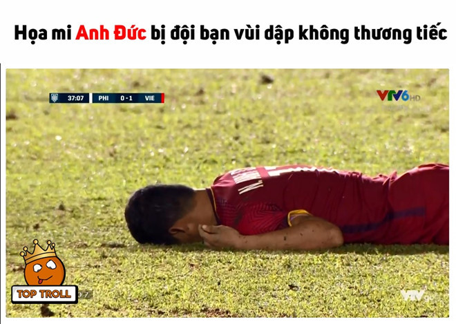 Nhưng "họa mi vẫn hót" và khiến đội bạn phải nể phục với pha lập công "thần sầu" (Ảnh: Top Troll).