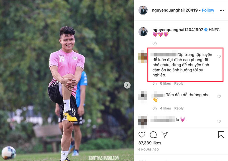 Quang Hải trở lại sân tập với thần thái rạng rỡ...