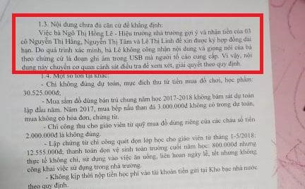 UBND TP Thanh Hóa đề nghị cảnh sát điều tra việc nữ hiệu trưởng nhận tiền chạy việc. Ảnh: Nguyễn Dương.