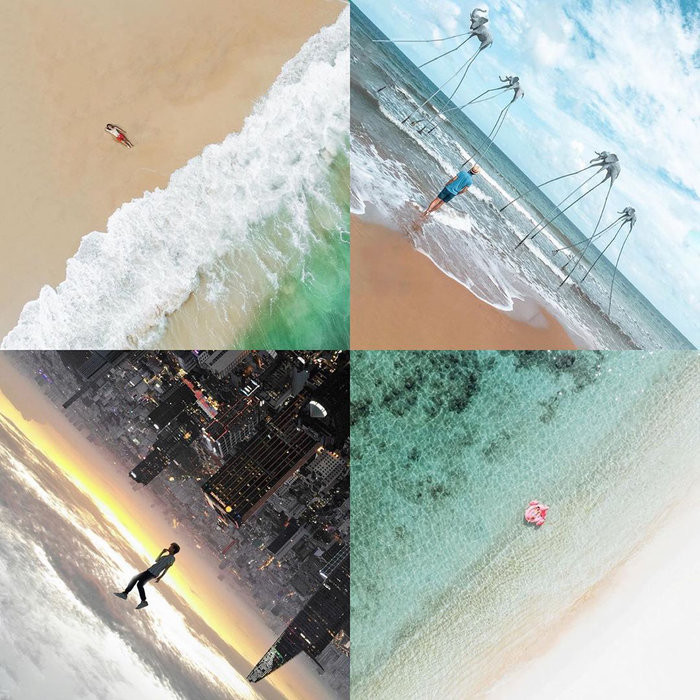 Bức ảnh đối xứng theo một cách ngả nghiêng nhưng vô cùng nghệ thuật. (Ảnh: @tyxsomewhere)