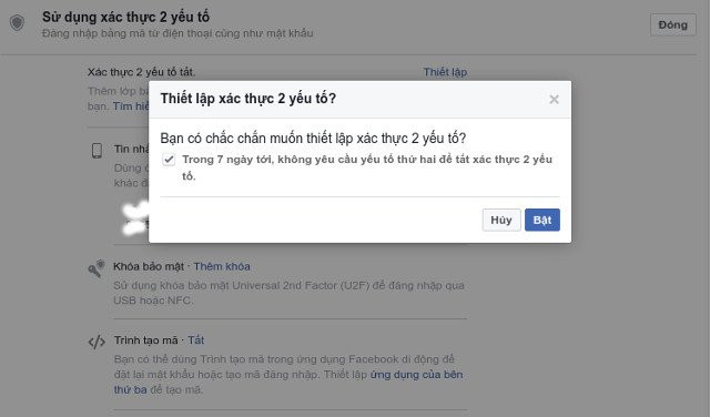 Xác thực 2 lớp rất cần thiết trong việc bảo vệ tài khoản cá nhân. ẢNH: CHỤP MÀN HÌNH Xác thực 2 lớp rất cần thiết trong việc bảo vệ tài khoản cá nhân. ẢNH: CHỤP MÀN HÌNH