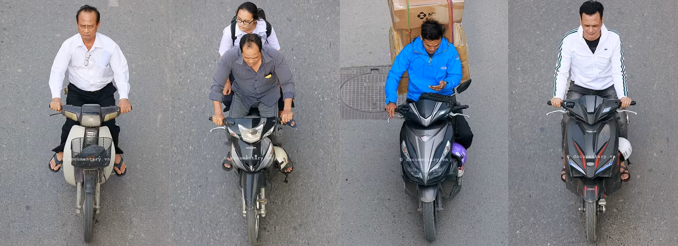 Không đội mũ không phải vì quên không mang mũ Vội quá phóng ngay chẳng kịp đội vào.