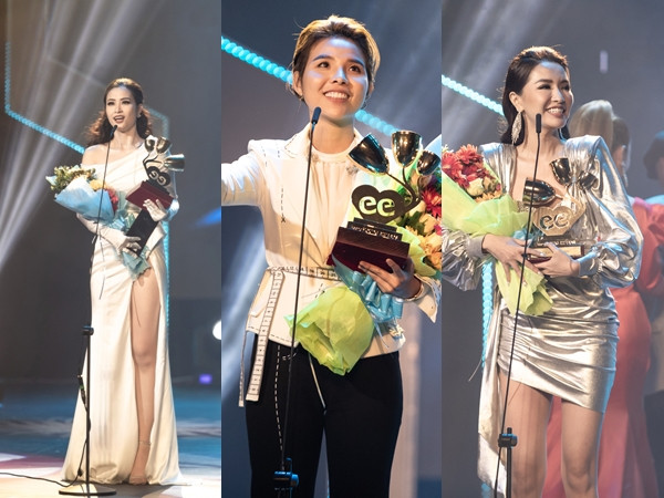 Bộ ba nữ ca sĩ lần lượt nhận những giải thưởng quan trọng của Keeng Young Awards 2018.