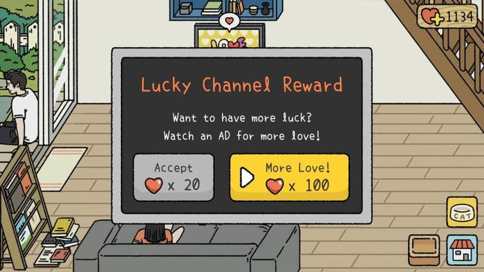 Với mỗi nhiệm vụ sau khi thực hiện, bạn sẽ nhận được 1 số tim nhất định. Nếu chọn xem thêm quảng cáo của nhiệm vụ đó bạn sẽ có được gấp đôi tiền thưởng.