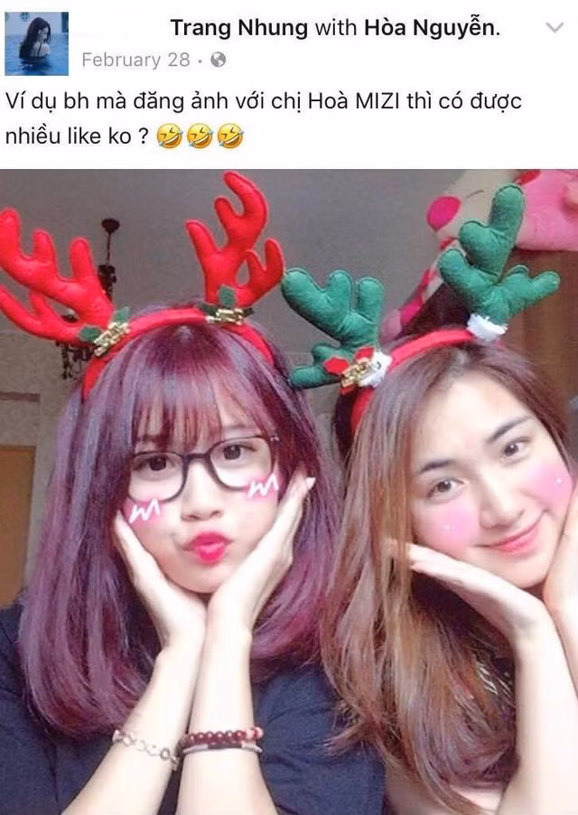 Trang Nhung từng thân thiết với Hòa Minzy - bạn gái cũ của Công Phượng. Điều này không khó hiểu, bởi Văn Toàn và Công Phượng là đôi bạn thân thiết ở chung phòng suốt nhiều năm ở Học viên HAGL JMG.