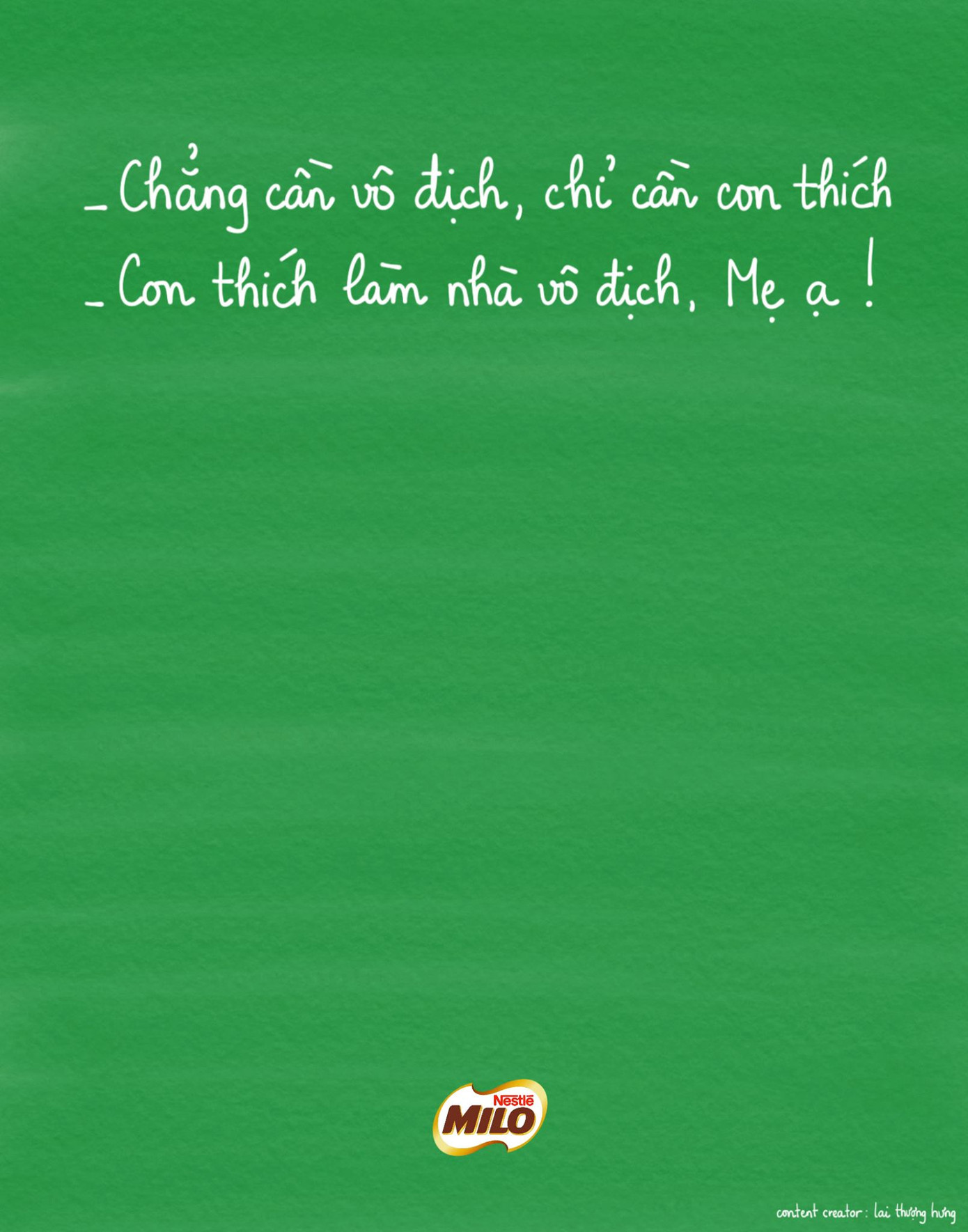 Ngay sau khi "cuộc cạnh tranh trớ trêu" này "bão" mạng xã hội, anh Lai Thượng Hưng đã đưa ra "lời hồi đáp" đầy hài hước nhưng cũng không kém phần thú vị.