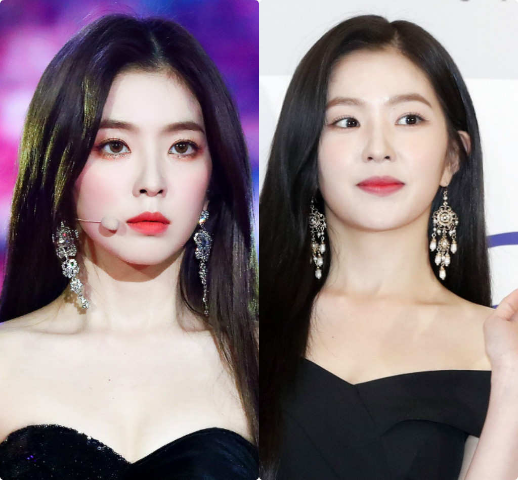 Irene (Red Velvet) thường được gọi "tiên tử" trong những bức hình do fansite đăng tải. Tuy nhiên, ở ảnh báo chụp, khi thiếu vắng những hiệu ứng chỉnh sửa lung linh, nữ idol được cho là không quá xinh đẹp xuất sắc như fan ca ngợi.