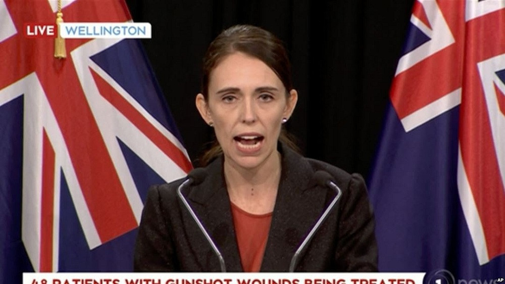 Thủ tướng New Zealand – Jacinda Arden.