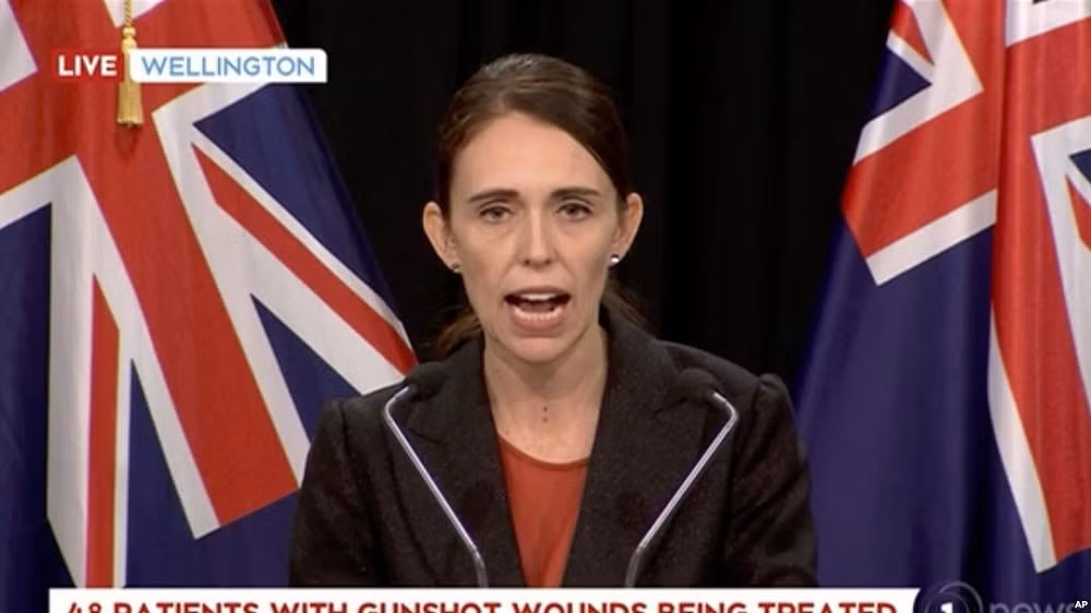 Thủ tướng New Zealand – Jacinda Arden.