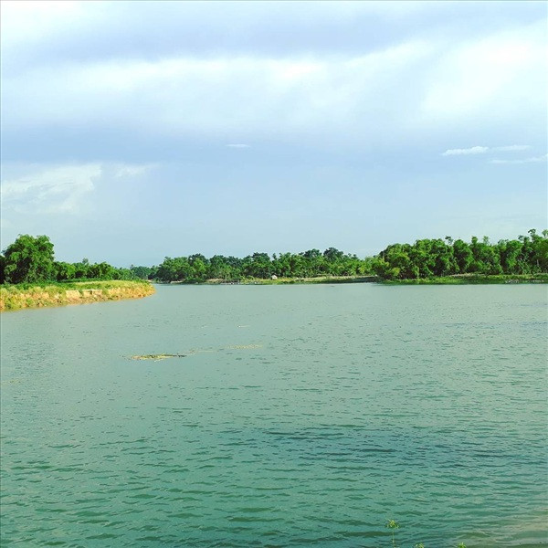 Một cảnh thanh bình, trong trẻo ở xã Quảng Thành. (Ảnh: @vlad1mirmakarov)