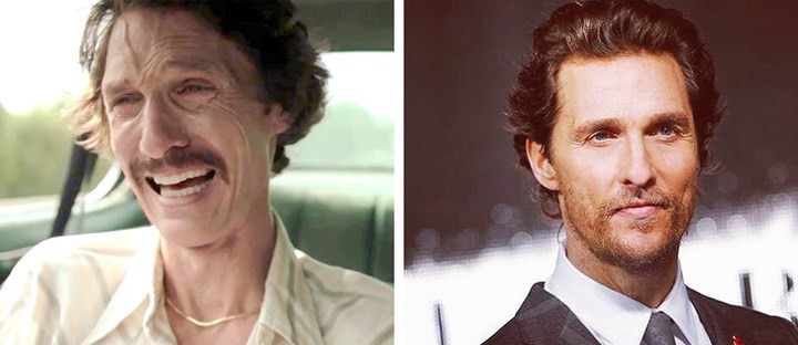 Matthew McConaughey cũng giảm 22,5kg trước khi bắt đầu quay vai chính trong "Dallas Buyers Club".