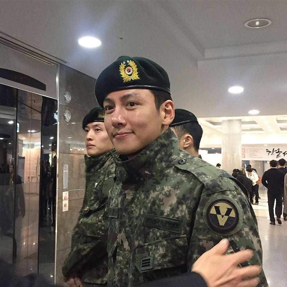 Một năm sau khi nhập ngũ đã tăng cân thấy rõ