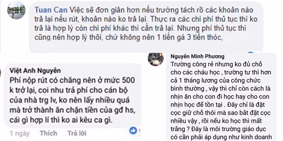 Các ý kiến phản đối 